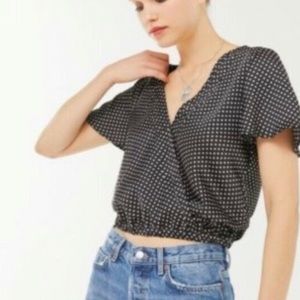 Black Polka Dot top